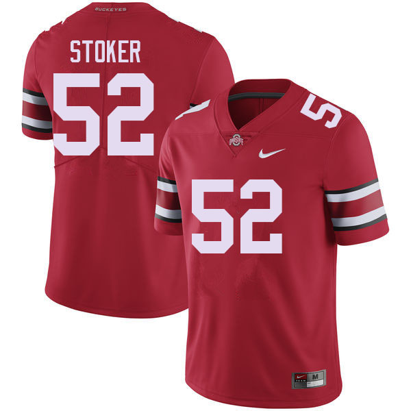 Ohio State Buckeyes #52 Jay Stoker College Football Jerseys Sale-Red